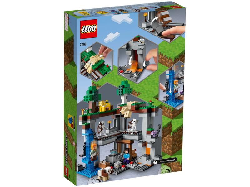 LEGO Minecraft A Primeira Aventura Peças - 21169 - Livros de